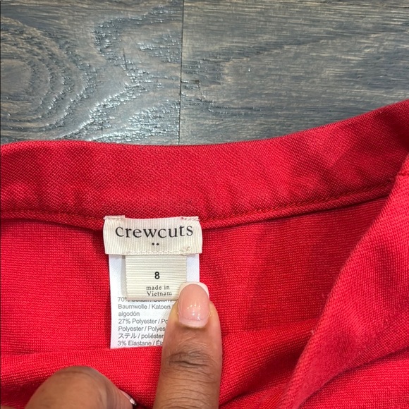 Crew Cuts Red Girls Skirt - Picture 2 of 3